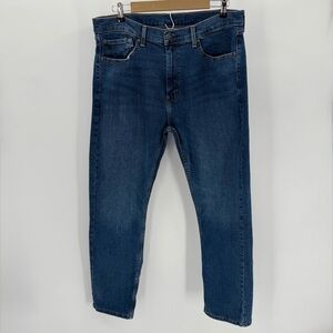 Levi's Jeans Mens 36x32 Blue 506 Comfort Straight Fit Cotton Stretch Denim READ